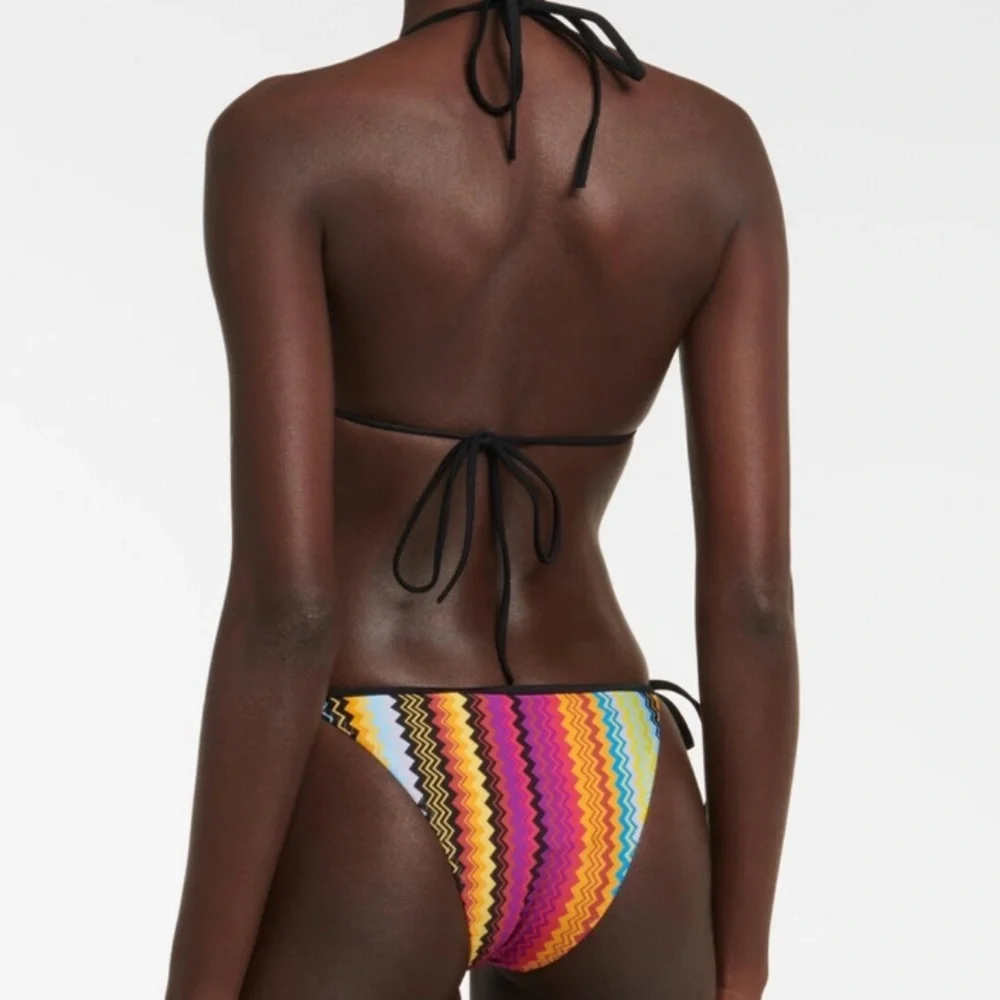 New Missoni Mare Zig-zag Knit Bikini Bottom Size 40 - Picture 3 of 11